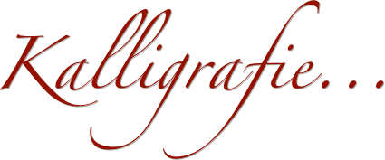 Kalligrafie...